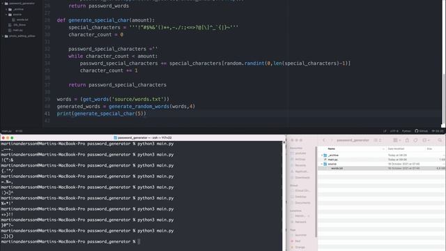 PYTHON - How to Write a Password Generator / English Words, Random Numbers, and Special Characters смотреть онлайн