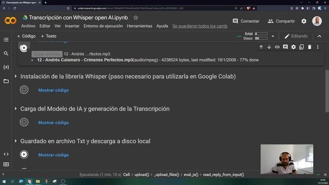 Transcripción con Whisper de openAI смотреть онлайн