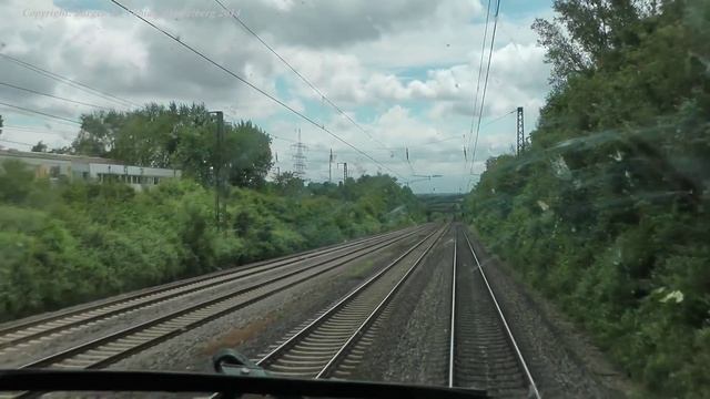 Führerstandsfahrt BR 103  Heidelberg - Stuttgart  (Teil 4: Ludwigsburg - Stuttgart Hbf)
