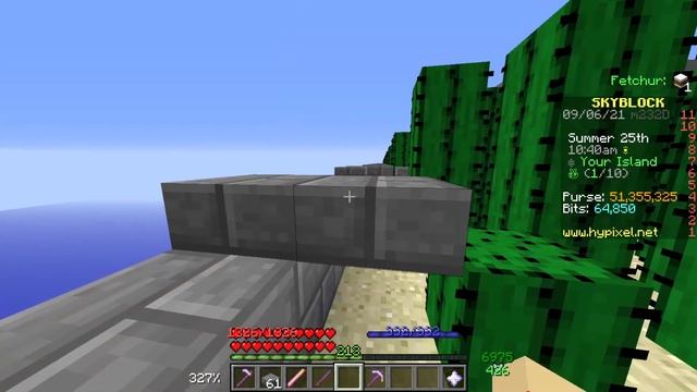 How to Make a Cactus Farm (EASY Gold Medal) - Hypixel Skyblock смотреть онлайн