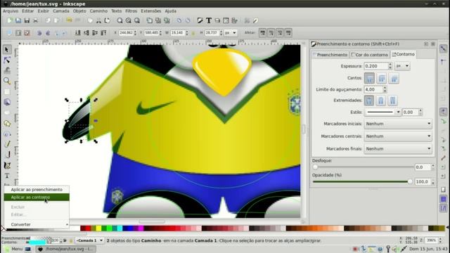 Como vetorizar uma imagem utilizando inkscape no Linux смотреть онлайн