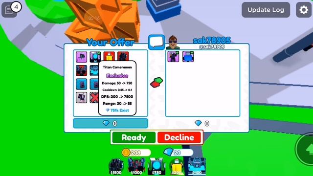 Toilet Tower Defense трейды