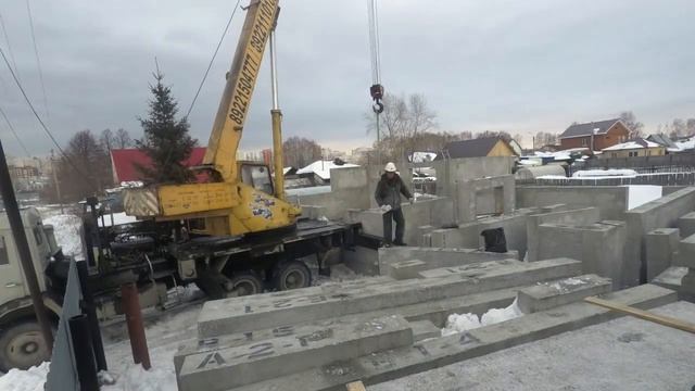 Строительство дома из теплобетона за 2 дня! смотреть онлайн