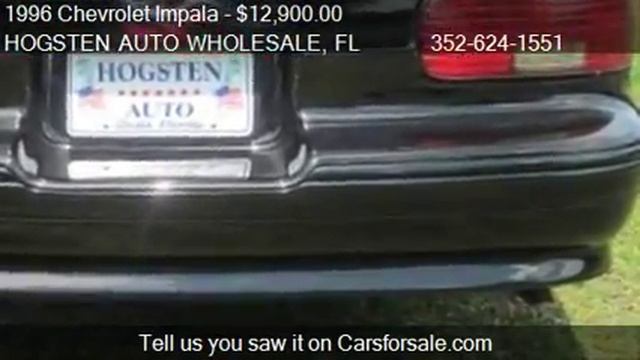 1996 Chevrolet Impala SS for sale in OCALA, FL 34480 at HOGS смотреть онлайн