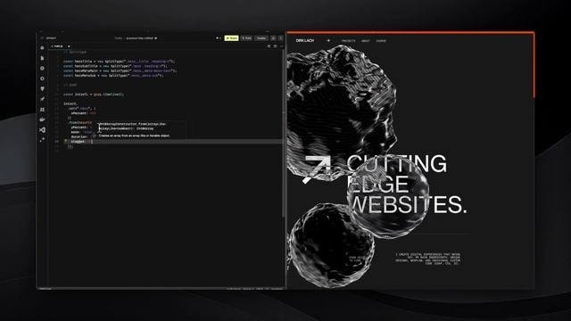 GSAP animations in Webflow (animate a hero with 3D Spline scene) смотреть онлайн