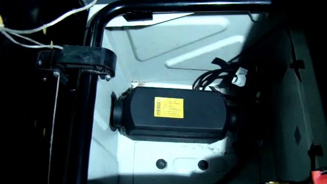 Установка отопителя салона Планар