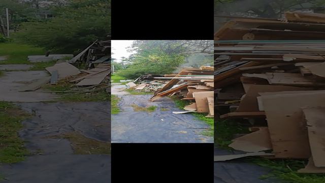 Раздолбали старую веранду