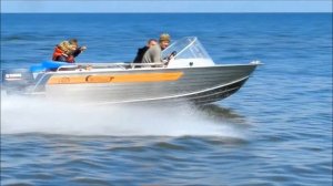 Мотолодка Вельбот 45i видео (Wellboat 45i)