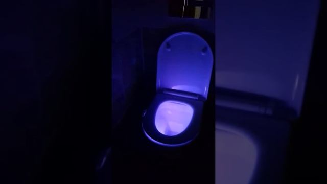 Автономная LED подсветка для унитаза с датчиком движения!!! смотреть онлайн
