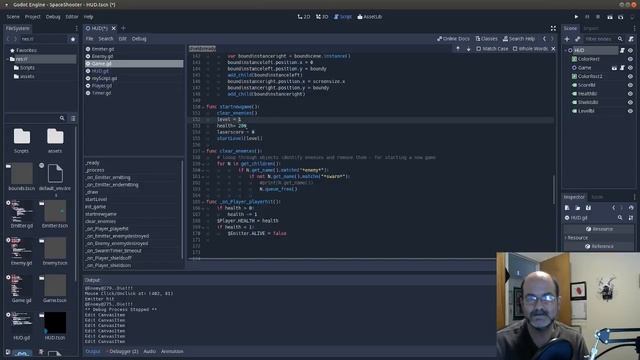 Spaceshooter game update in Godot смотреть онлайн