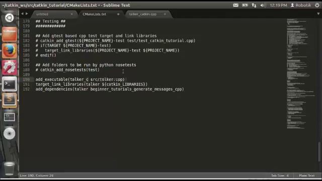 Tutorial ROS : Catkin and CPP, Build a Publisher Node смотреть онлайн