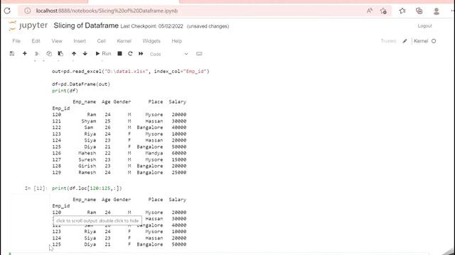 A_9 : SLICING OF DATAFRAMES IN PANDAS смотреть онлайн