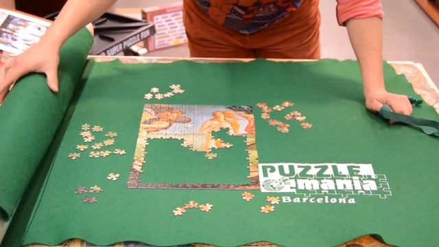 Cómo usar el puzzle roll la tela enrollable para guardar puzzles смотреть онлайн