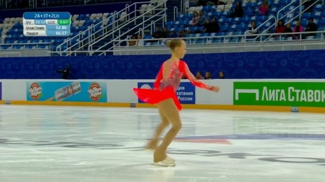 Агата Петрова. Произвольная программа. Девушки. Сочи. Гран-при России по фигурному катанию 2022/23 смотреть онлайн