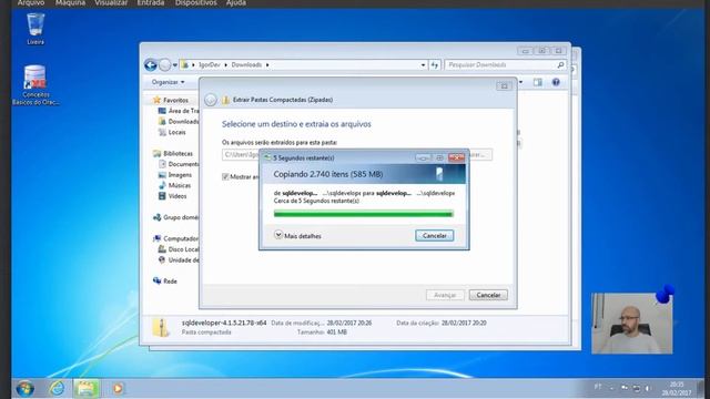 Instalação Oracle XE + SQLDeveloper смотреть онлайн