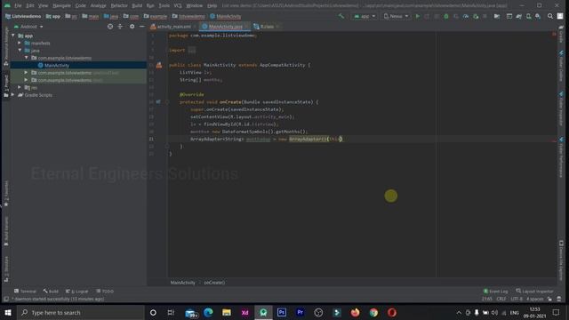Listview in android studio in tamil | Android App Development in Tamil part 6 | EES смотреть онлайн