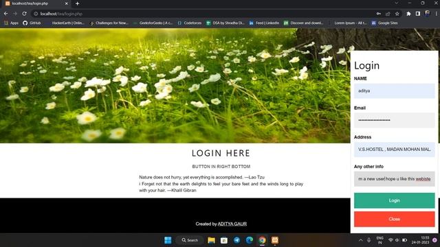 dynamic website using HTML,CSS,PHP & MYSQL, hope u like it смотреть онлайн