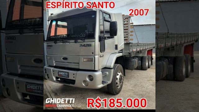 R$185.000 FORD CARGO 2428 ANO 2007 A VENDA EM LINHARES (ESPÍRITO SANTO) смотреть онлайн