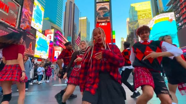 [KPOP IN PUBLIC NYC | TIMES SQUARE] NMIXX (엔믹스) - ‘Dice’ Dance Cover by Not Shy Dance Crew смотреть онлайн