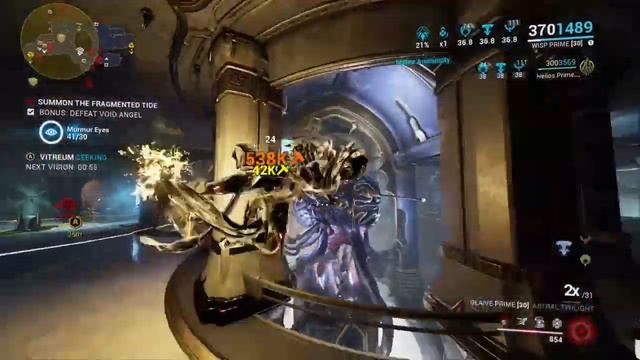 Warframe - Steel Path Effervo solo "60 eyes" with Wisp смотреть онлайн