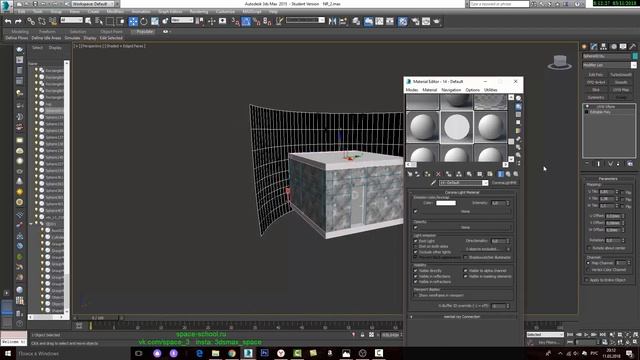 Как сделать фон за окном в 3ds Max | Background 3ds Max tutorial смотреть онлайн