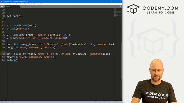Add Slider and Lookup Form To Map App - Python Tkinter GUI Tutorial 218 смотреть онлайн