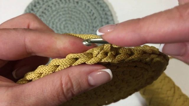 Круглая салфетка крючком | Ковер крючком | Узоры крючком из шнура | Soft Decor - Татьяна Чакур смотреть онлайн
