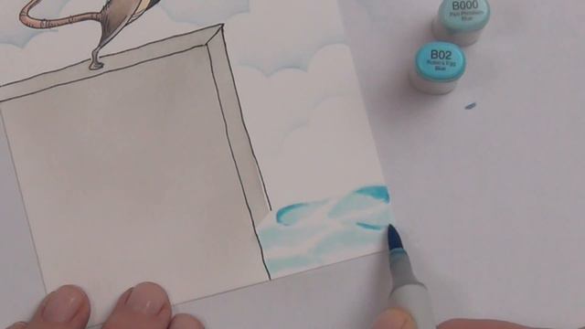How to Copic Colour Ocean in Real Time - Cards 4 Men 60th Birthday! смотреть онлайн