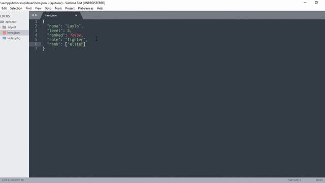 Belajar Tentang JSON - #3 Membuat File JSON смотреть онлайн