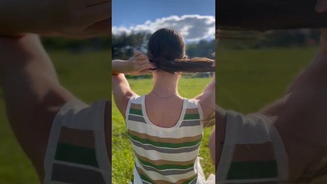 КАК ЗАПЛЕСТИ ХВОСТ БЕЗ РЕЗИНКИ?/PONYTAIL WITHOUT HAIR TIE смотреть онлайн