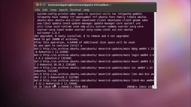 Updating Ubuntu 10.10 via the command line смотреть онлайн