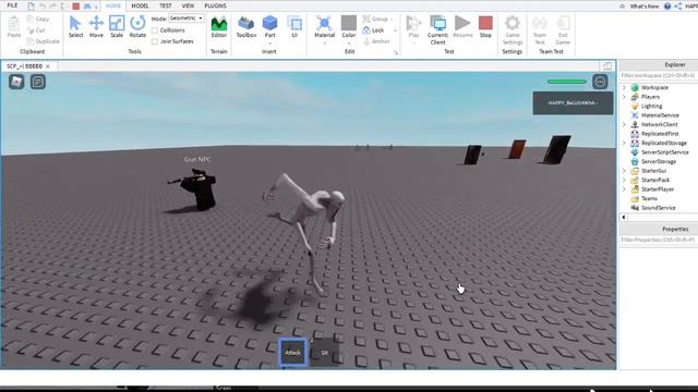 Roblox Studio SCP-096 is back! (Skinned Mesh) смотреть онлайн