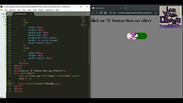 HOW TO CREATE A CLOSE BUTTON смотреть онлайн