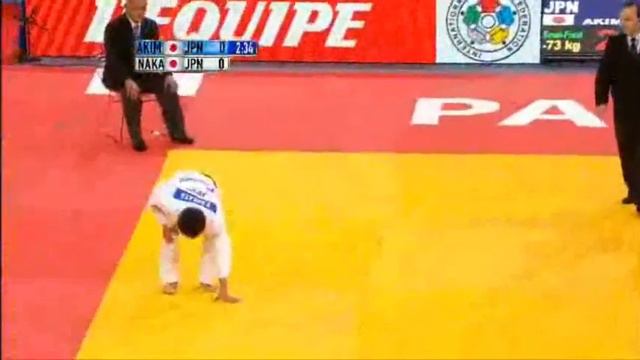 JUDO 2011 World Championships: Hiroyuki Akimoto (JPN) - Riki Nakaya (JPN) смотреть онлайн