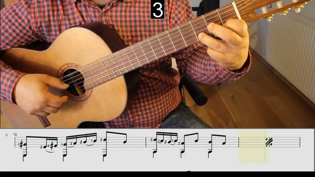 Fandango - (F.Carulli) - Übungsvideo / Playalong