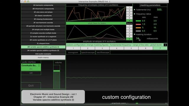 Chapter 2 Theory - Interactive Examples 2M - Additive synthesis using a variable spectrum смотреть онлайн