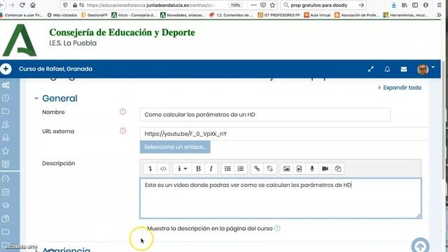 Tutorial de apoyo al profesorado de FP. Gestión de aulas virtuales: Vídeos смотреть онлайн