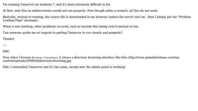 PHP Files downloading (source code) instead of running, sometimes (2 Solutions!!) смотреть онлайн