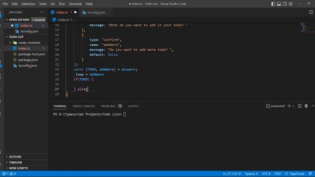 Project 03 Todo List CLI in TypeScript смотреть онлайн