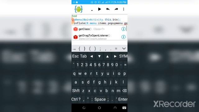 PopupMenu in android How to make popupmenu in android android developement course for beginners смотреть онлайн