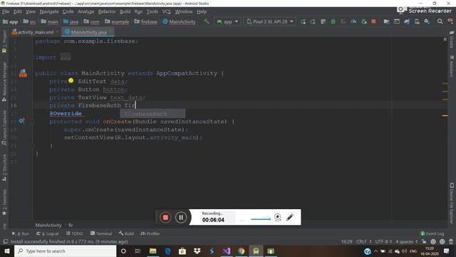 How to send data from app to firebase in android studio using java.... смотреть онлайн