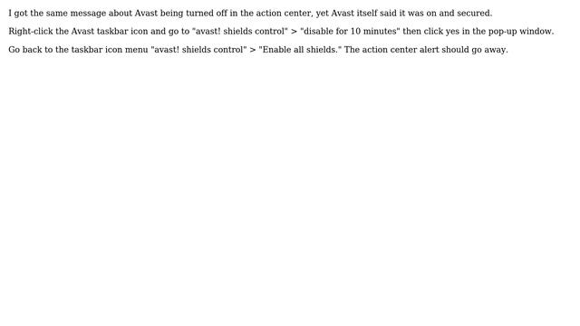 Unix & Linux: Windows 7 security and Avast antivirus turned off by themself (6 Solutions!!) смотреть онлайн