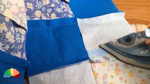 From Old Jeans We Sew A Double-sided Patchwork Quilt DIY Master Class