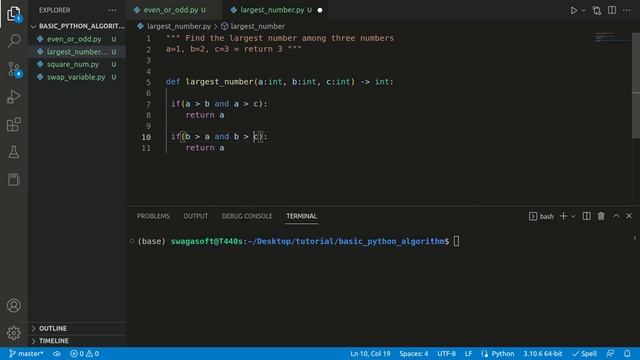 python largest number смотреть онлайн
