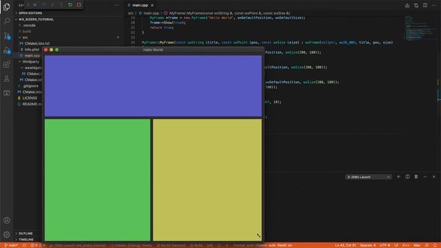 wxWidgets: Layout basics for multiplatform GUI applications in C++ (sizers and splitters) смотреть онлайн