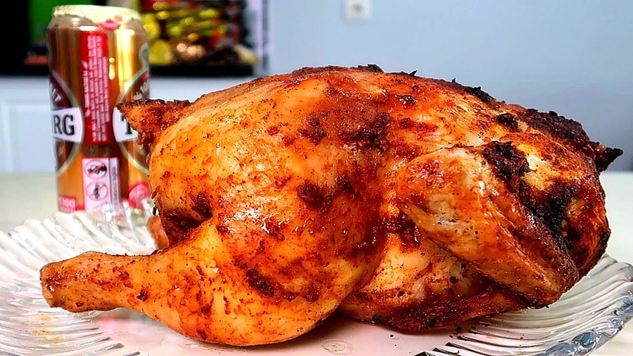 КУРИЦА НА ПИВНОЙ БАНКЕ. Рецепт самой сочной курицы на праздничный стол Новый год смотреть онлайн