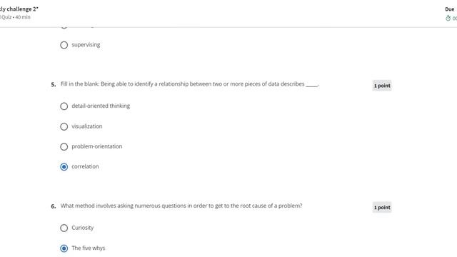 Weekly challenge 2 answers Foundations: Data, Data, Everywhereby Google #Coursera смотреть онлайн