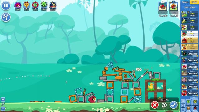 Angry Birds Friends on Facebook Weekly Tournament Level 1 No Power Ups 3 Stars June 19 2017 смотреть онлайн