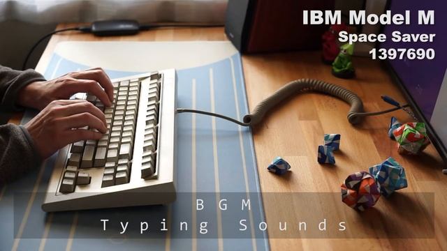 IBM Model M 1 Hour Typing Sounds ASMR смотреть онлайн