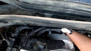 Снимаем мотор M273 V8 во дворе с Mercedes GL500 X164